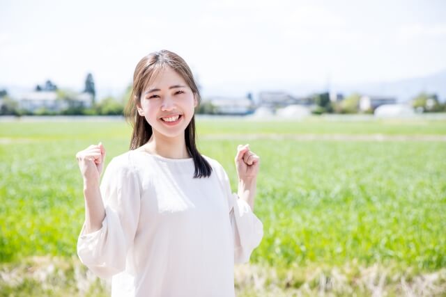元気な女性