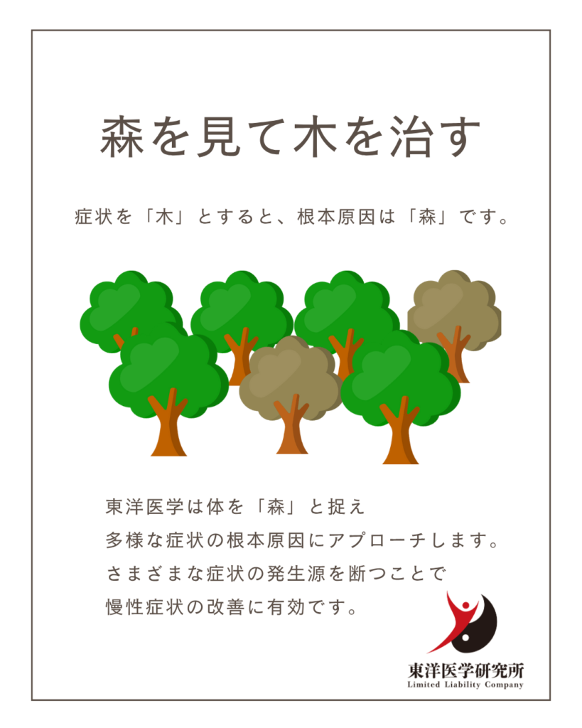 森を見て気を治す