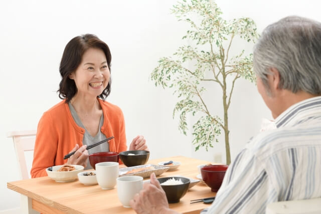 夫婦の食事